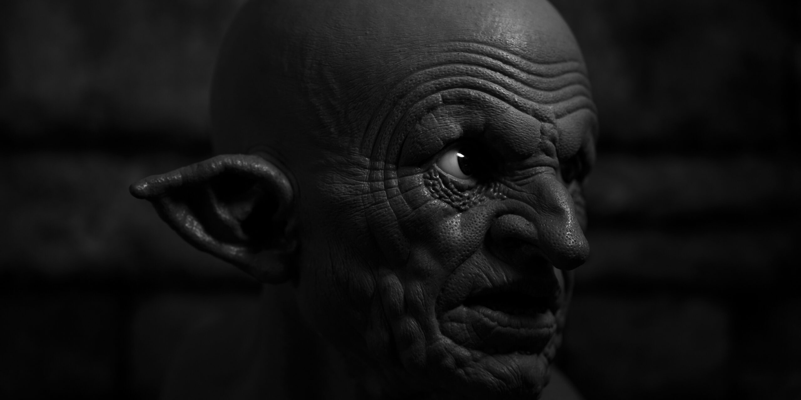 Demon Head sculpture